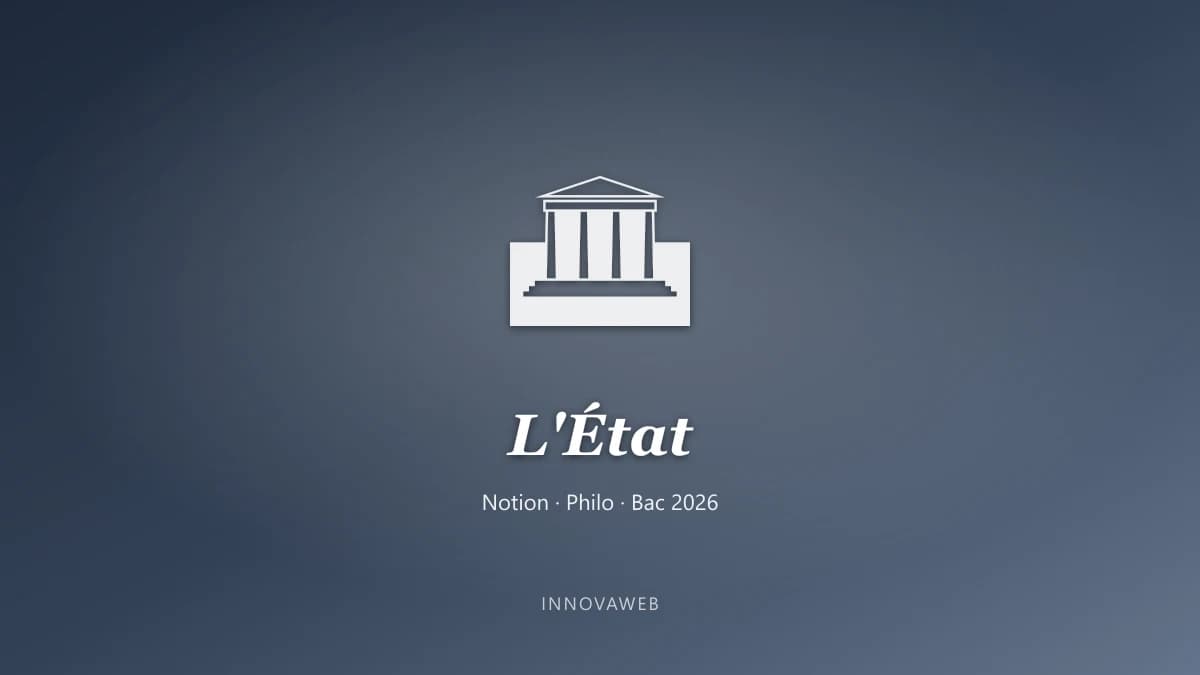 L'État, notion du programme de philosophie au bac 2026