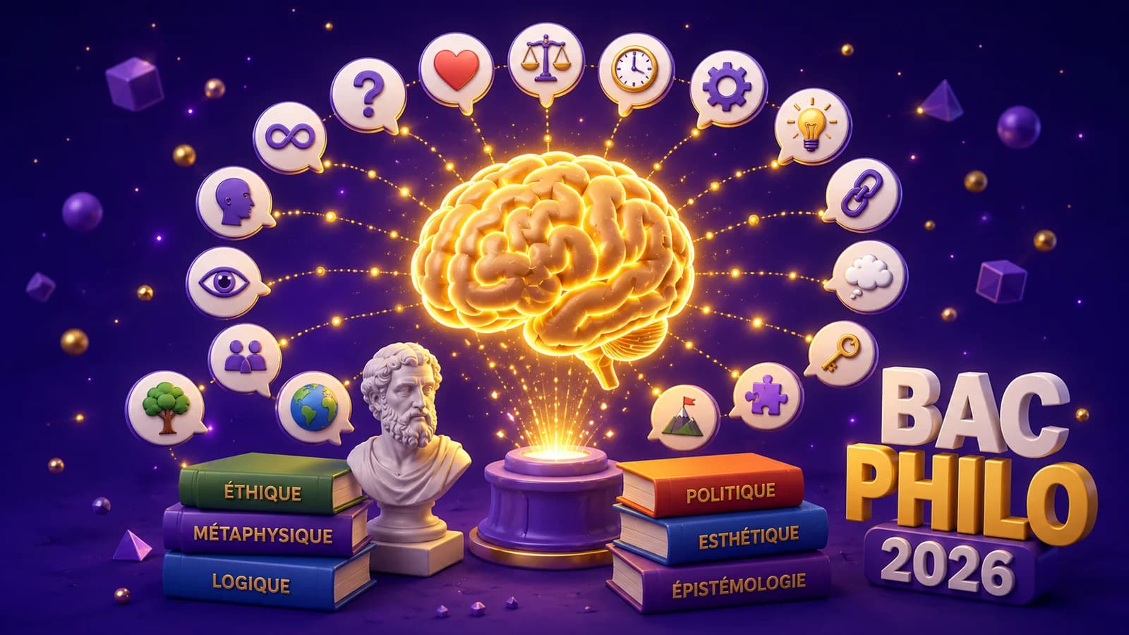 Les 17 notions du programme de philosophie au bac 2026, classées par probabilité