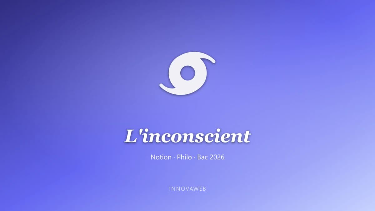 L'inconscient, notion du programme de philosophie au bac 2026