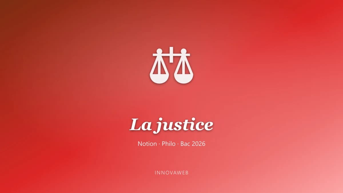 La justice, notion du programme de philosophie au bac 2026