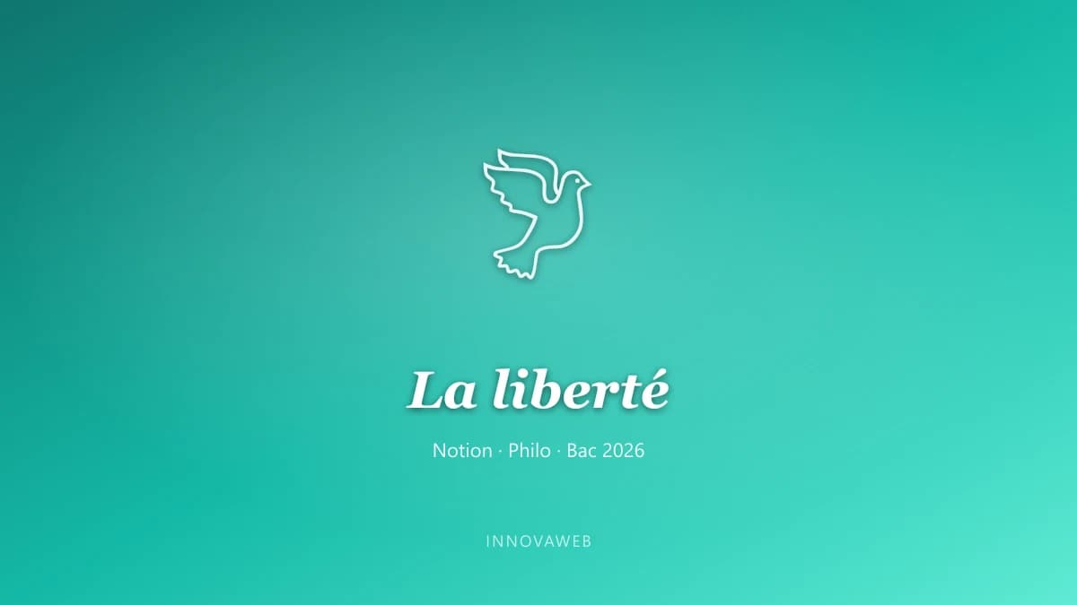 La liberté, notion du programme de philosophie au bac 2026