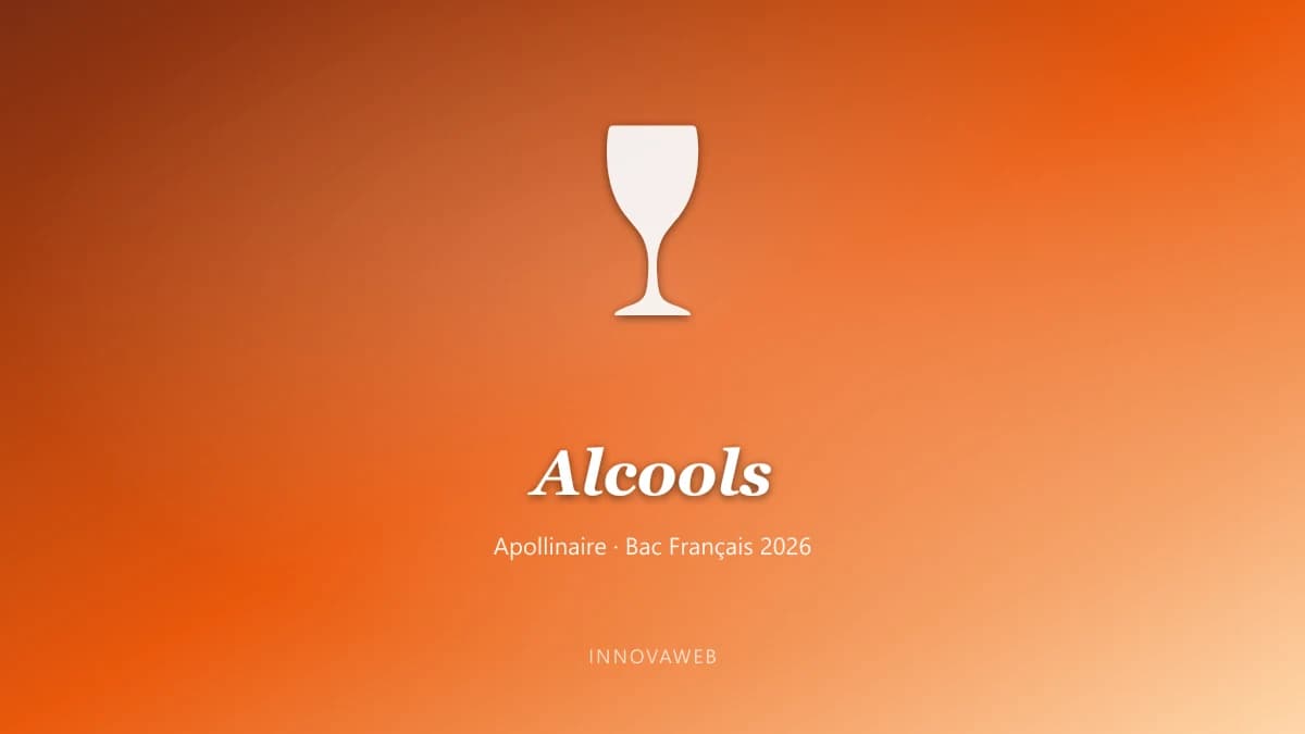 Alcools de Guillaume Apollinaire — œuvre au programme du bac français 2026