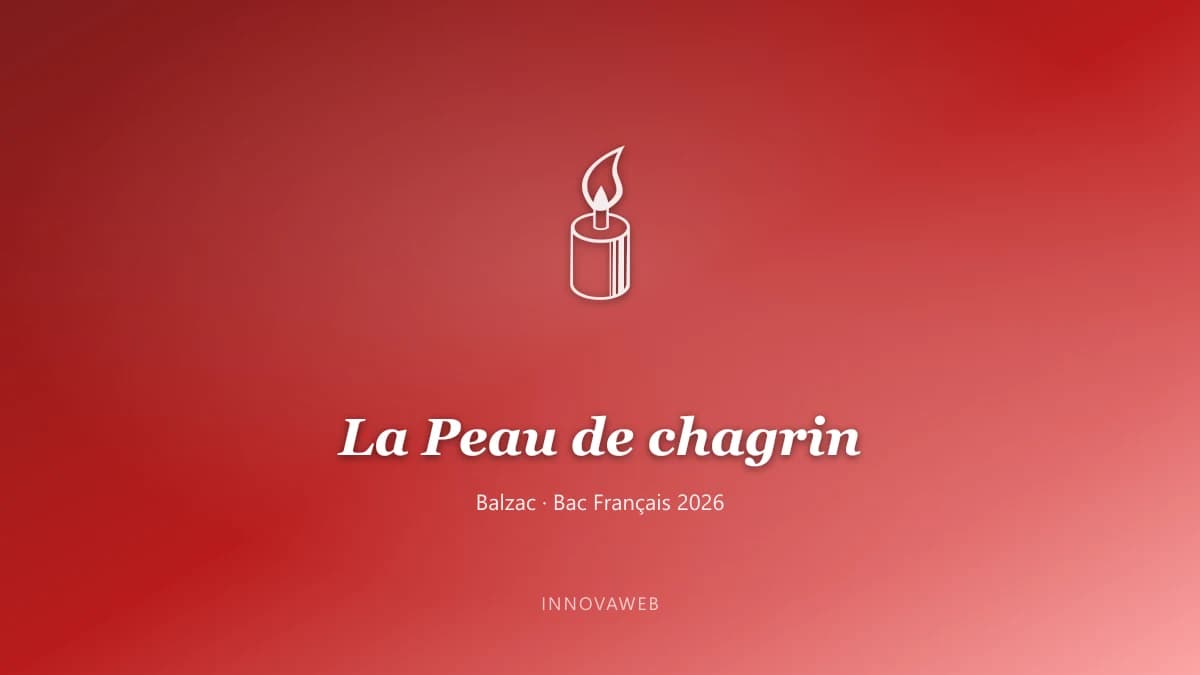 La Peau de chagrin d'Honoré de Balzac — œuvre au programme du bac français 2026